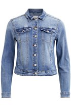 | Onlblush reg jacket raw waist Dark blue denim. | Onlblush reg jacket raw waist Dark blue denim.