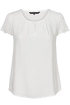 Vero Moda VMNINA SS LACE TOP GA NOOS Dames T-Shirt - Maat XS