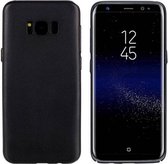 FONU Siliconen Backcase Hoesje Samsung Galaxy S8 Plus - Zwart