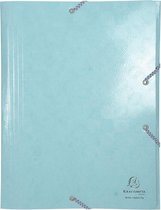 10x Elastomap met 3 kleppen in gelamineerd glanskarton met gewafelde structuur - A3 - 1928, Geassorteerd