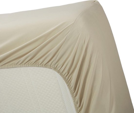 Beddinghouse Percale katoen - Splittopper Hoeslaken - 180x200 - Zand