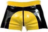 Mister b rubber shorts yellow saddle xs