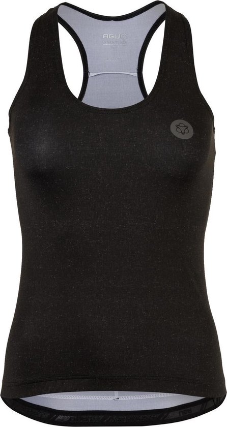 AGU Melange Singlet Essential Dames - Zwart - XXL