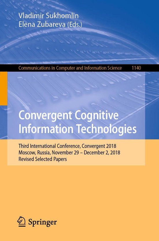 Springer Nature Proceedings Computer Science - Convergent Co ... - cover