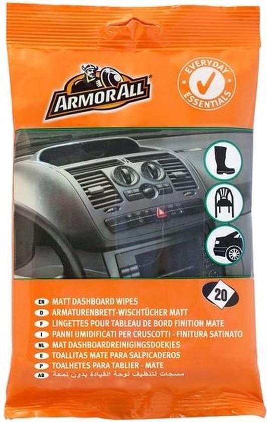 Armor All Reinigingsdoekjes Dashboard 20 Stuks
