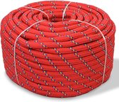 Boot touw 12 mm 250 m polypropyleen rood