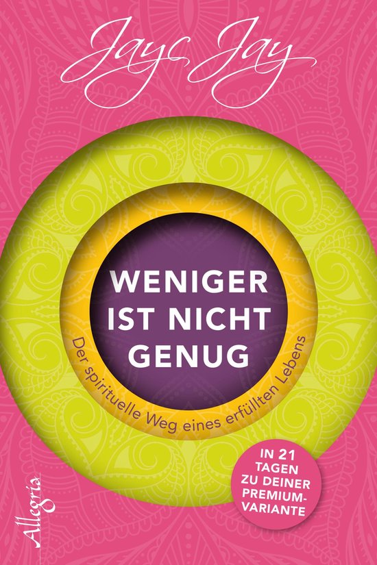 Weniger ist nicht genug - cover