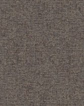 Textiel look behang Profhome DE120058-DI vliesbehang hardvinyl warmdruk in reliëf gestempeld in textiel look mat antraciet grijs 5,33 m2