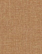 Textiel look behang Profhome DE120114-DI vliesbehang hardvinyl warmdruk in reliëf gestempeld tun sur ton mat oranje 5,33 m2