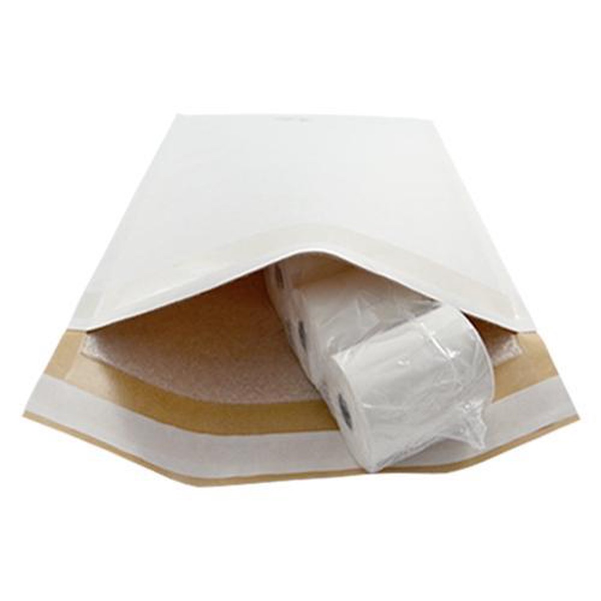 100 Enveloppes Bulles Kraft Recyclables #000 - Parfait Pour L'envoi De Petits Objets