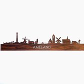 Skyline Ameland Palissander hout - 80 cm - Woondecoratie design - Wanddecoratie - WoodWideCities