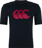 Canterbury Sportshirt - Maat M  - Mannen - zwart/rood
