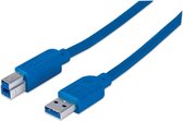 Manhattan USB 3.0 A Male naar USB 3.0 B Male - 3 m