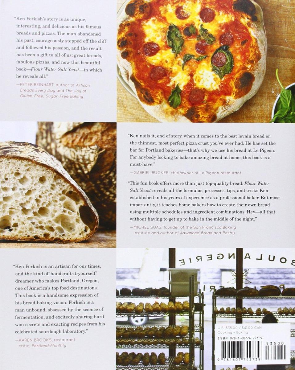 Flour Water Salt Yeast - back cover