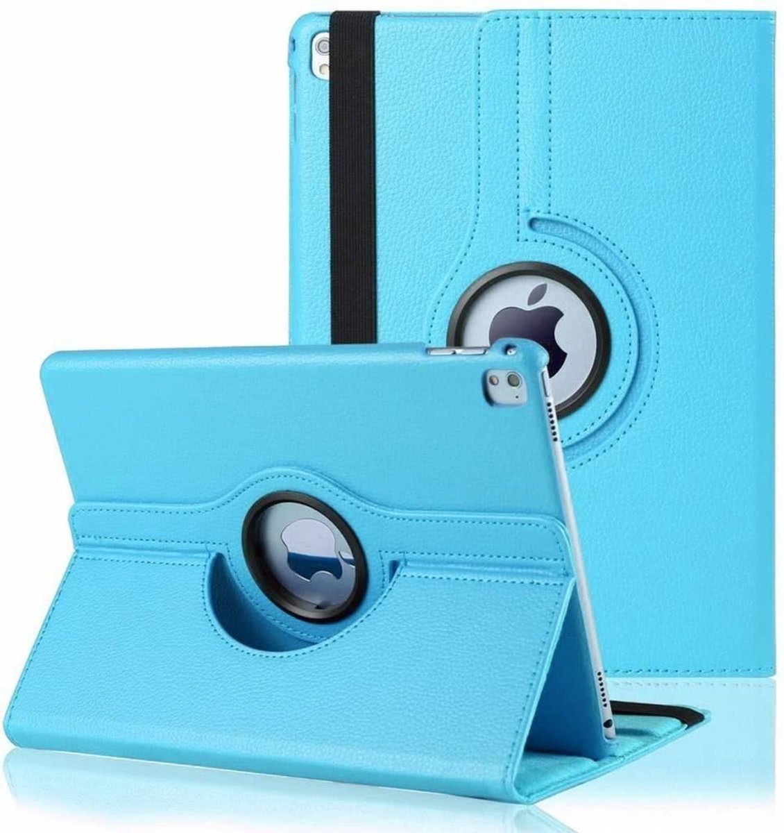 iPad Pro 9.7 inch Case met 360ᄚ draaistand cover hoesje - Licht Blauw