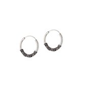 Zilver Bangli Hoops
