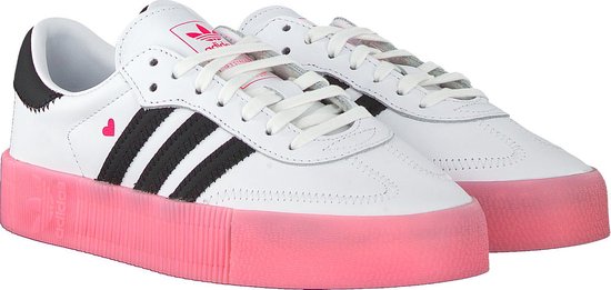 Adidas Meisjes Lage Sneakers Sambarose - Wit - Maat 38⅔ | bol.com