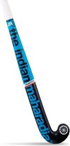 The Indian Maharadja Gravity JR [compo]-34 inch Hockeystick Kids - zwart-hemelsblauw