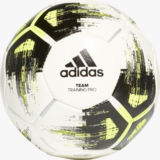 adidas Voetbal - Maat 5 - Wit/zwart/geel | bol.com