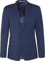 WE Fashion Heren regular fit blazer met fijne structuur Tom - Maat L (52)