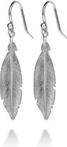 Twice As Nice Oorbellen in zilver, pluim van 30 mm Nvt