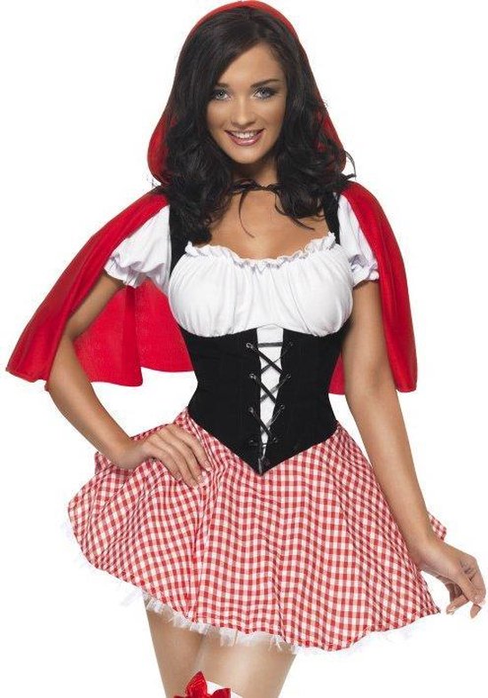 Dressing Up & Costumes | Costumes - 70s Disco Fever - Fever Red Riding Hood Cost - Smiffys