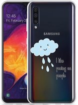 Galaxy A50 Hoesje Cloud - Designed by Cazy