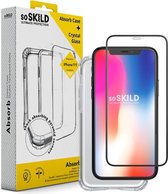 SoSkild iPhone 11 Pro Max Absorb Impact Case Slightly Grey and Tempered Glass