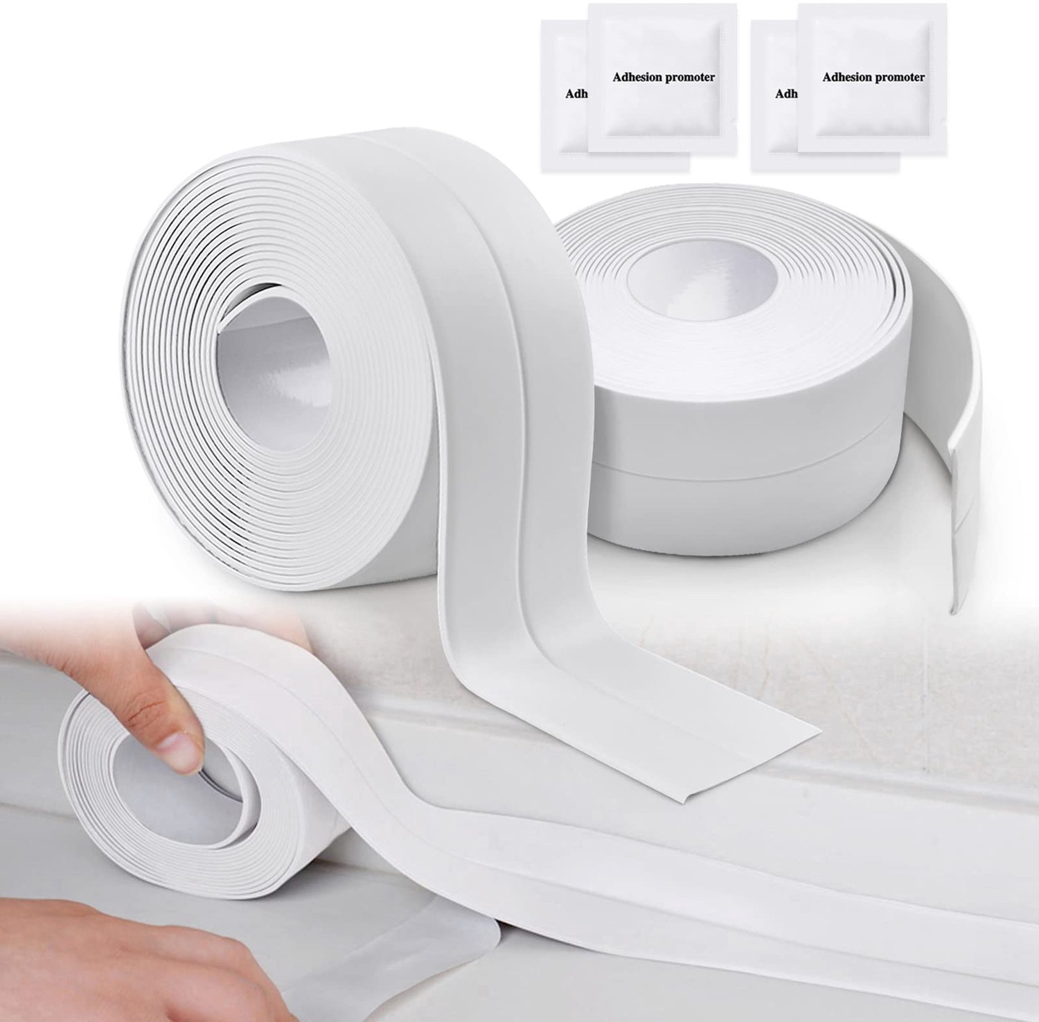 Set van 2 Zelfklevende Waterdichte Tape voor Keuken en Badkamer