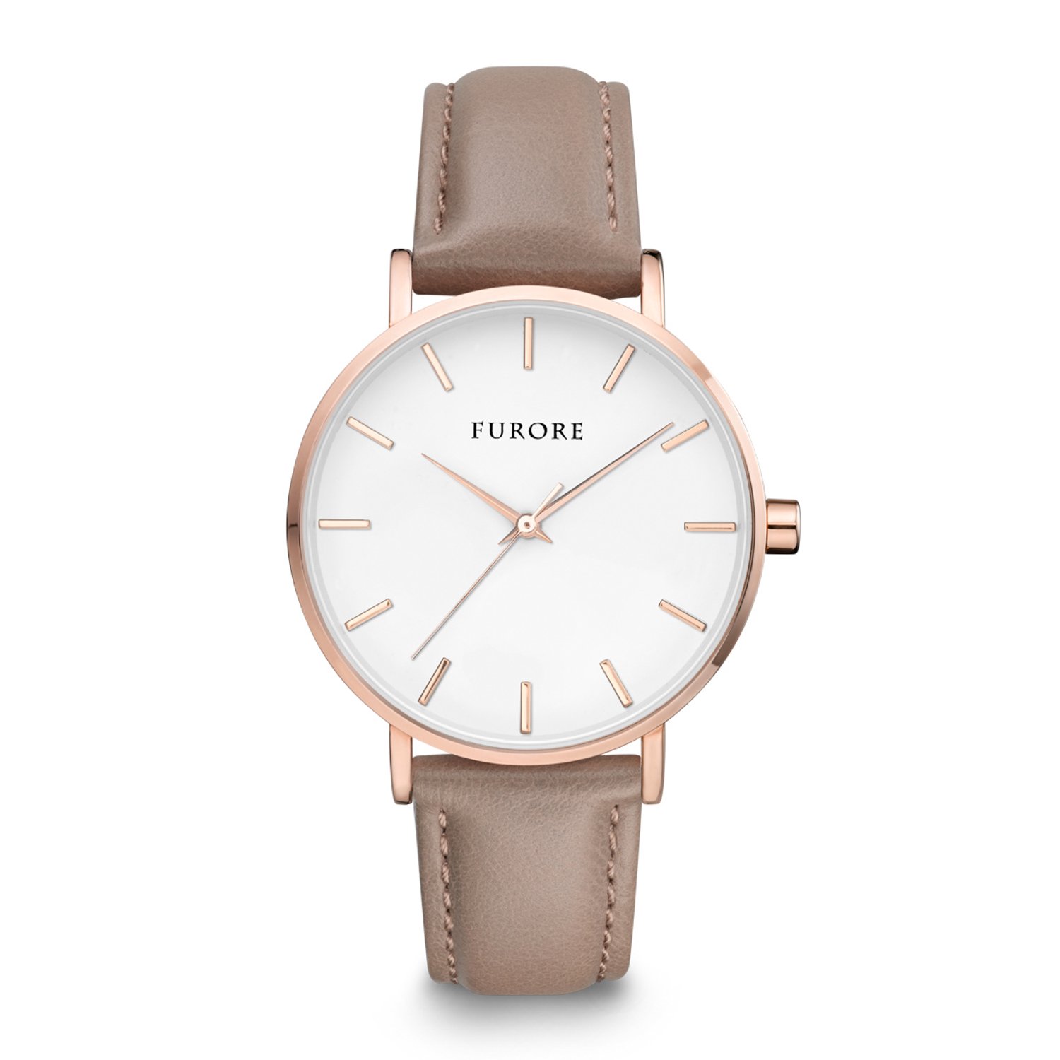 Furore - Dames Horloge Sparkling Sun - Rosekleurig