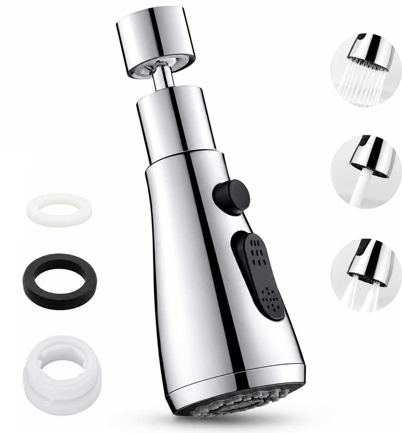 Keuken Aerator met 360° Rotatie en 3 Spuitmodi