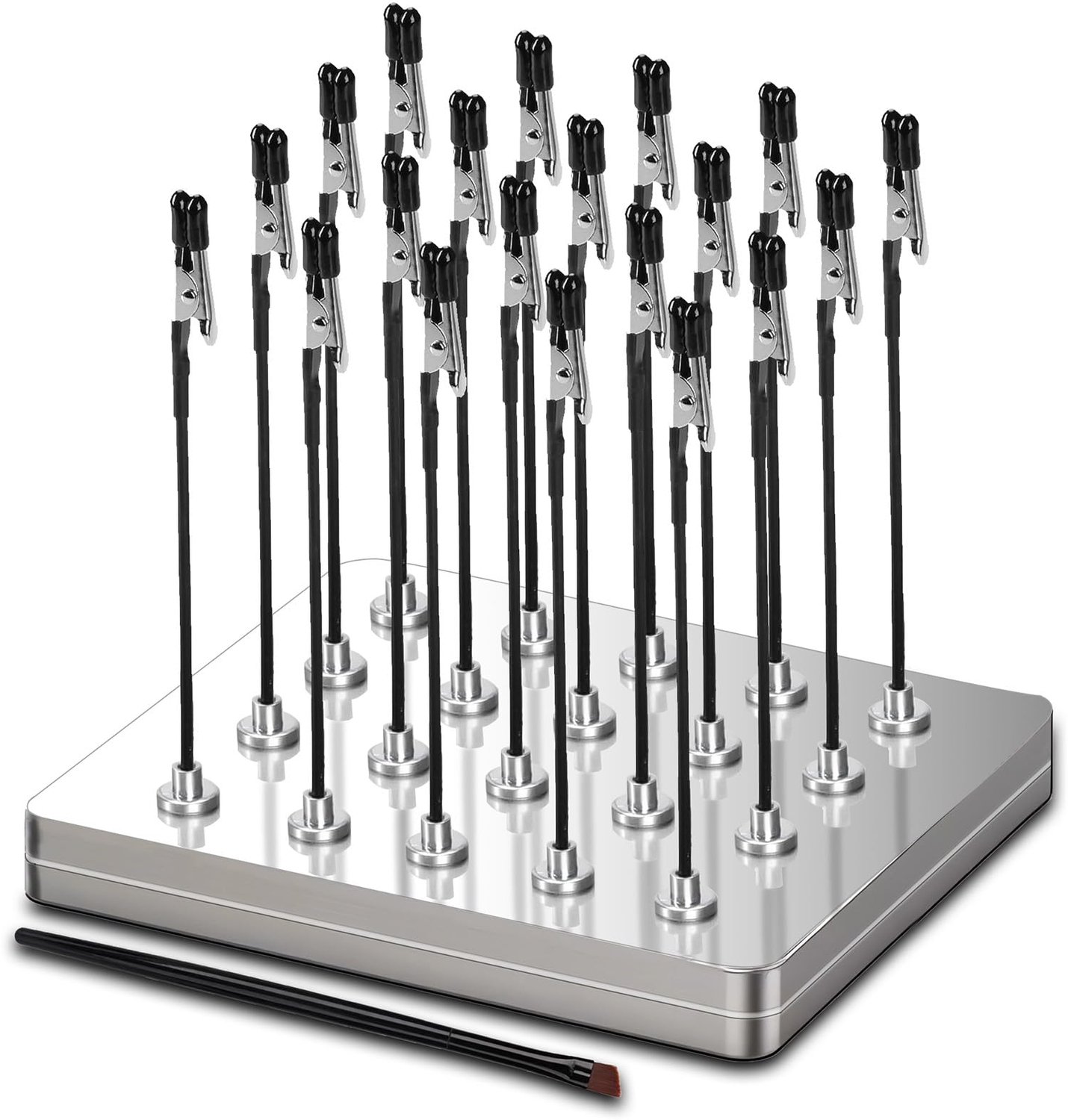Professionele Derde Hand met Magnetische Basis en Krokodillenklemmen (20 stuks)