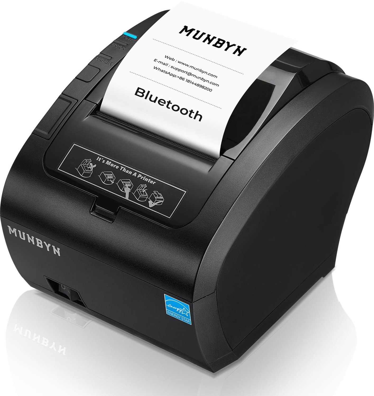 Bluetooth Bonnenprinter, Thermische Printer met Meerdere Aansluitmogelijkheden