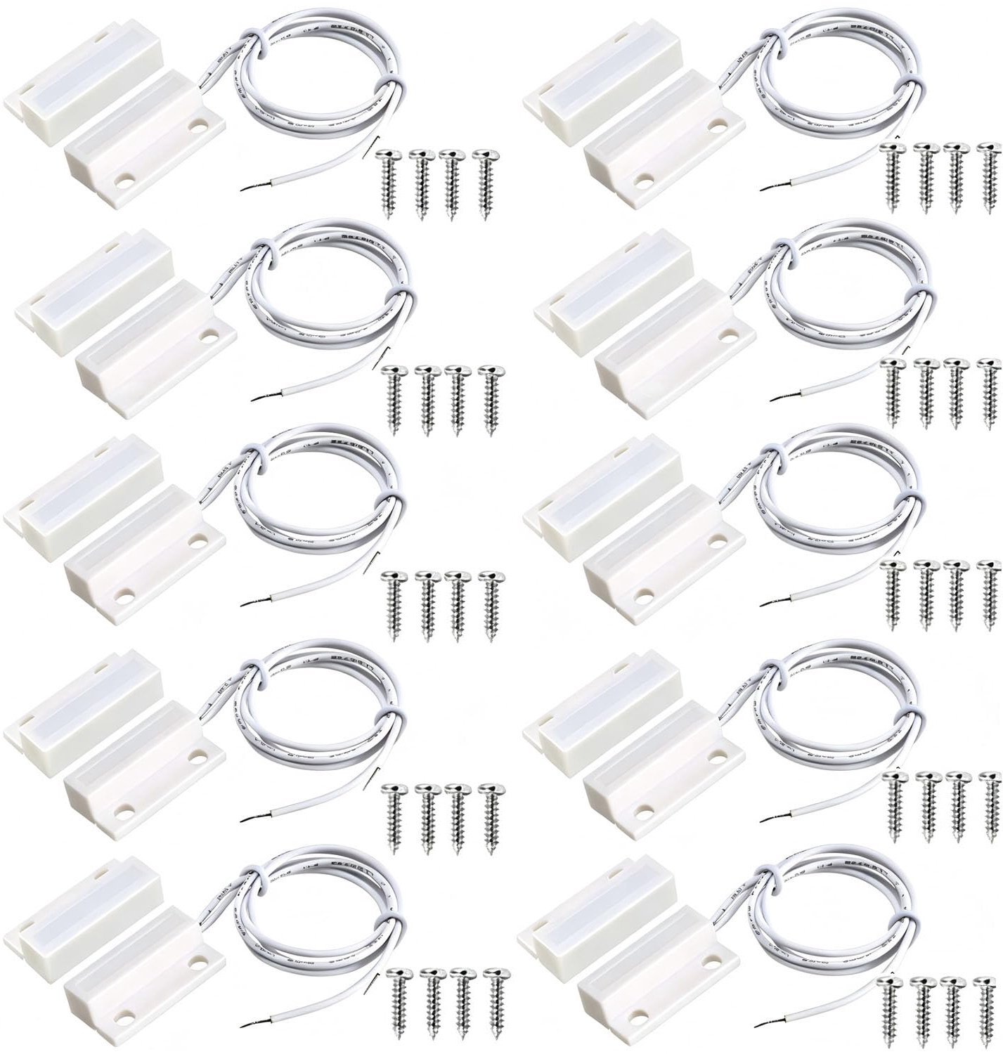 10 Stuks Magnetische Deursensoren voor Beveiliging