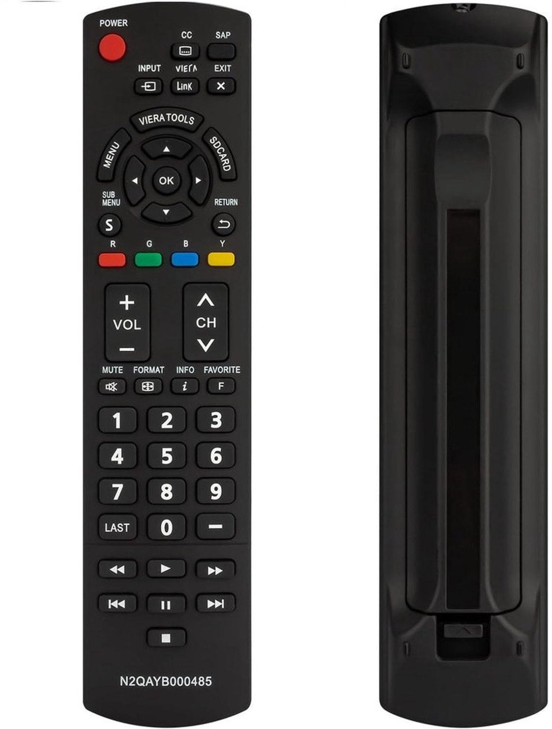 Universele Afstandsbediening voor Panasonic TV - Compatibel met Viera Modellen