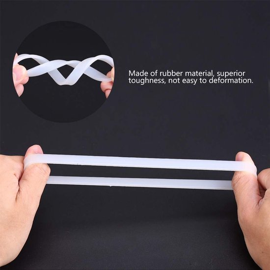 O-ring pakking 10 cm - wit rubber - vervangende afdichtingen - bescherming voor blender - 4 stuks - m-winkel — afbeelding 2