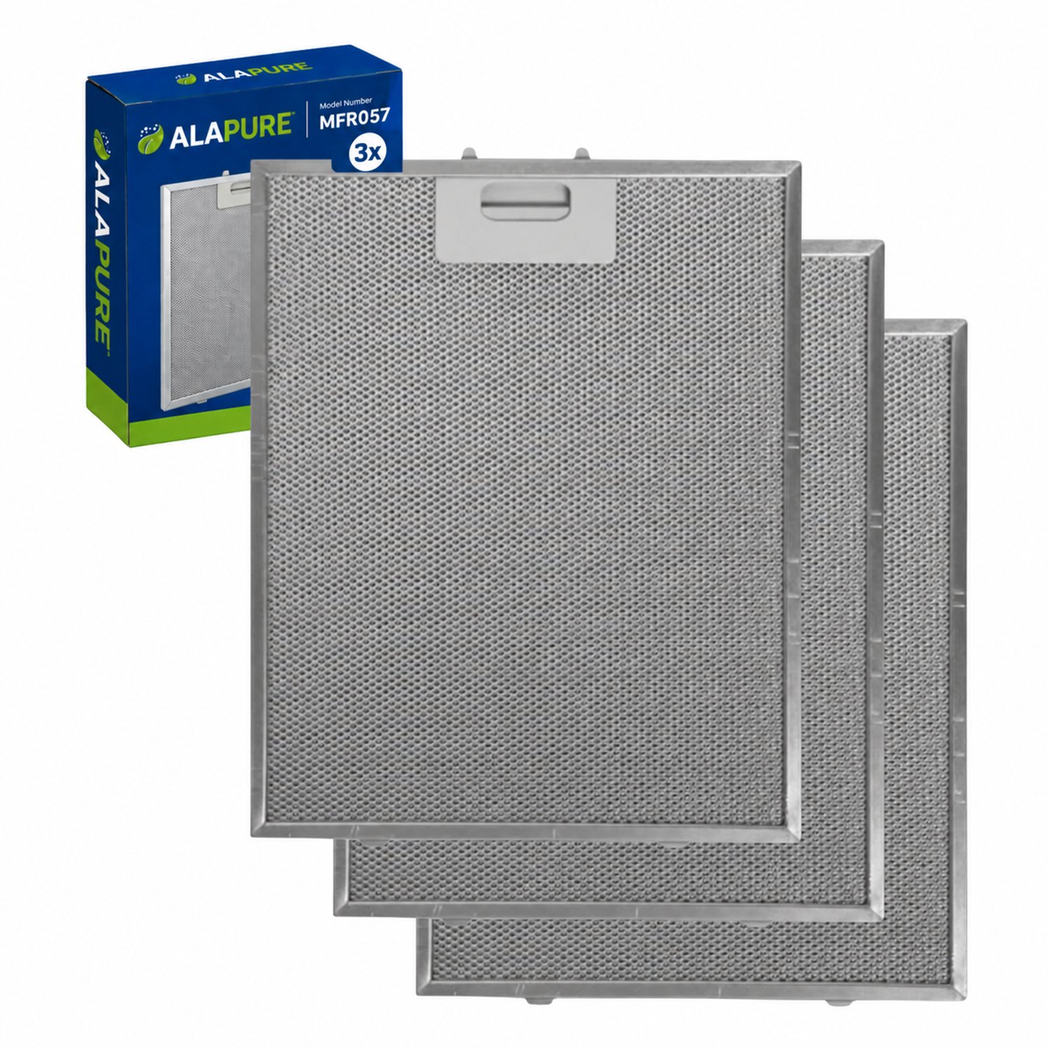 3x Metaalfilter voor Bluesky BHC160 352x284mm