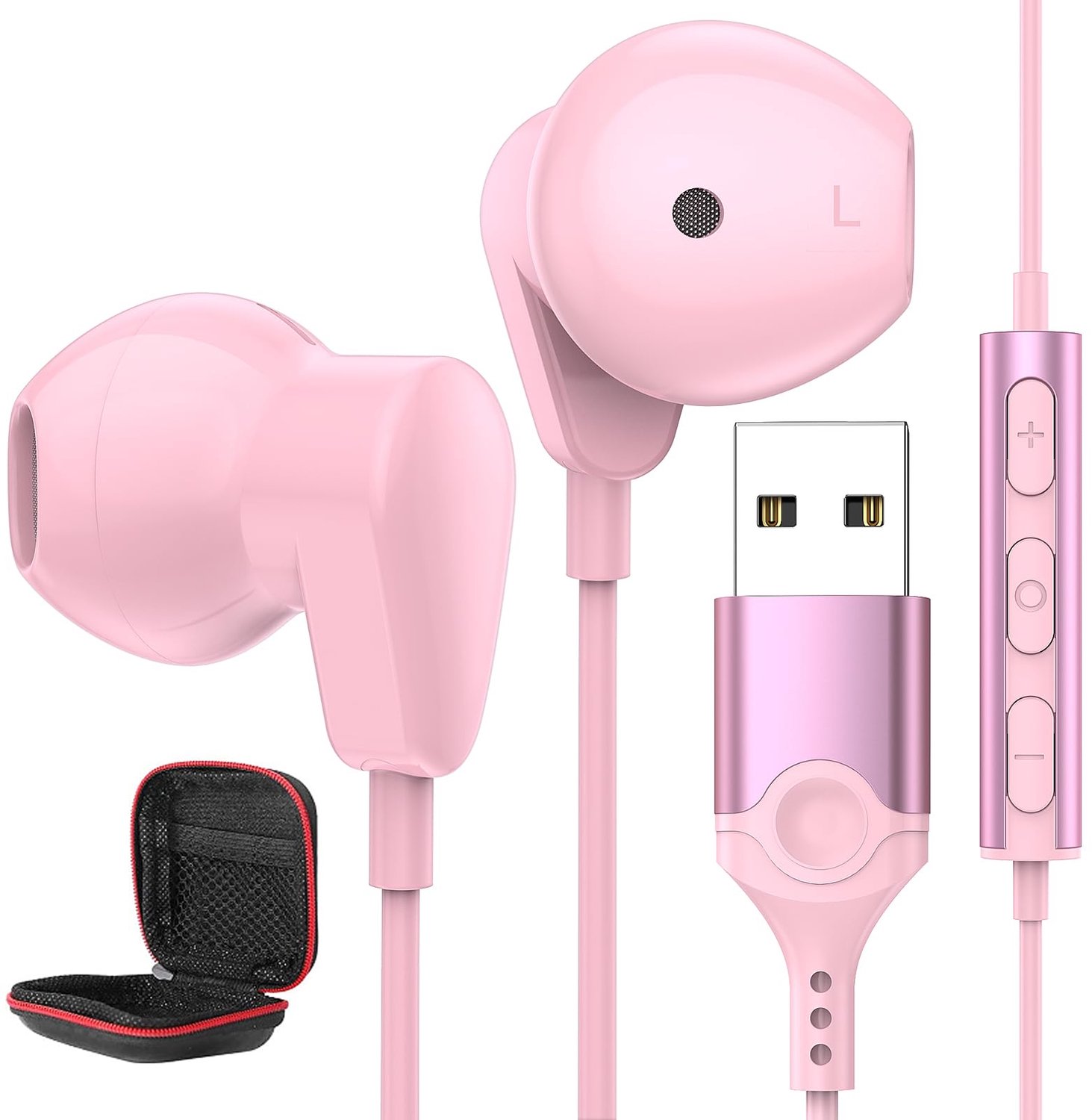 USB Hoofdtelefoon met Microfoon voor Gaming en Kantoor