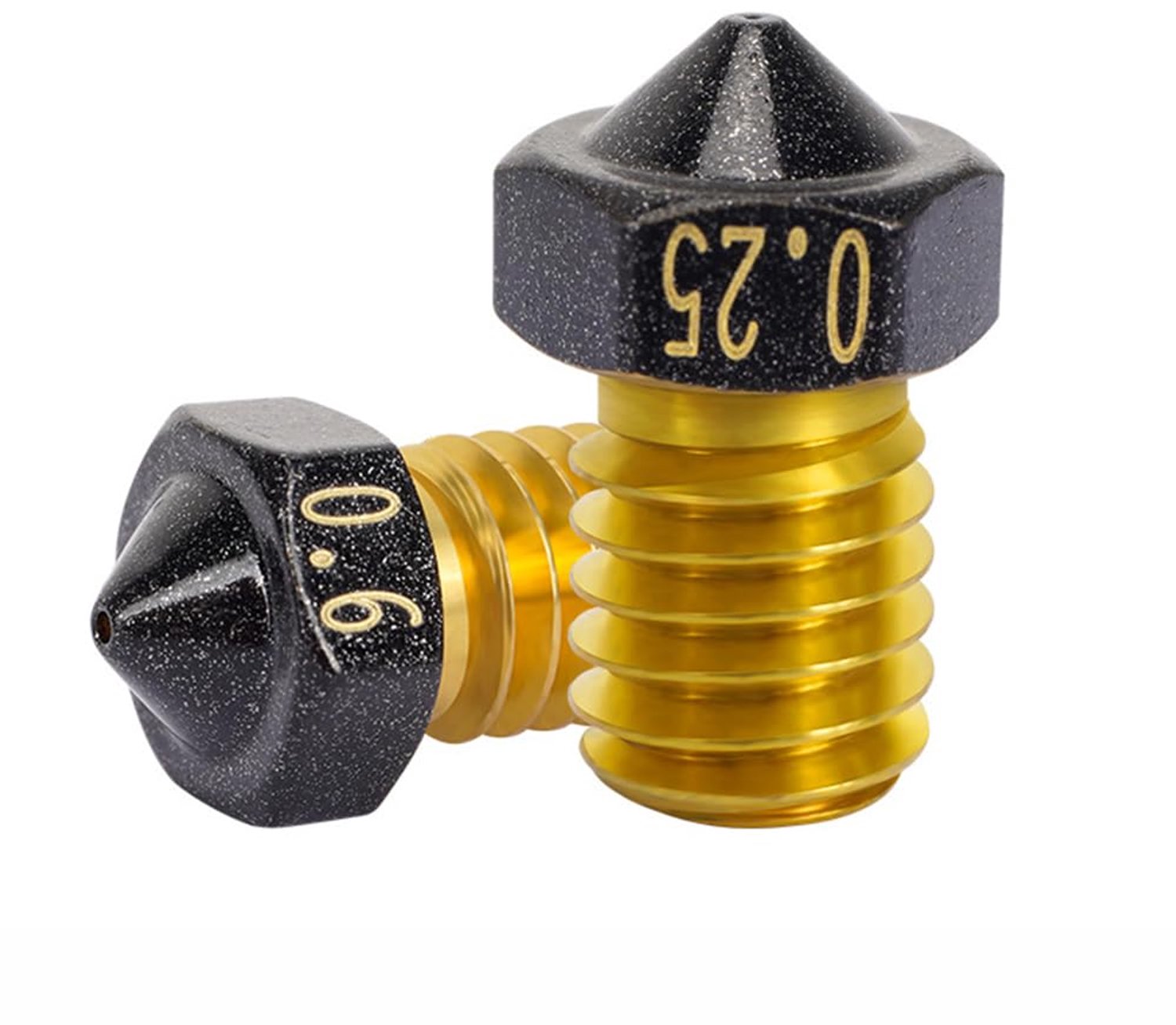 V6 Messing Nozzle 0.8 mm Teflon Coated voor 3D Printers