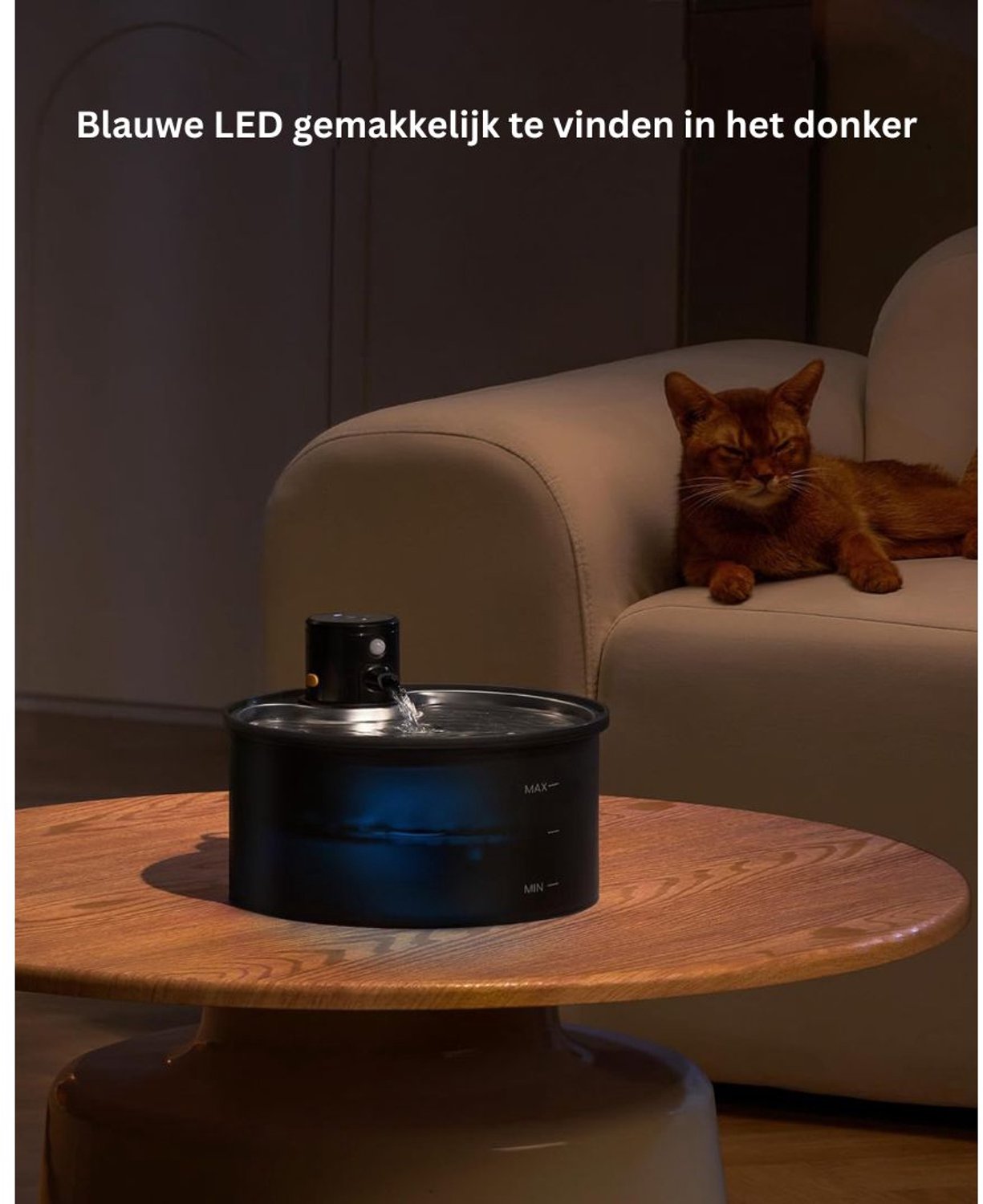 Vantivo® Drinkfontein Kat - Kattenfontein - Drinkbak Hond - Waterdispenser - Huisdierendrinkbak