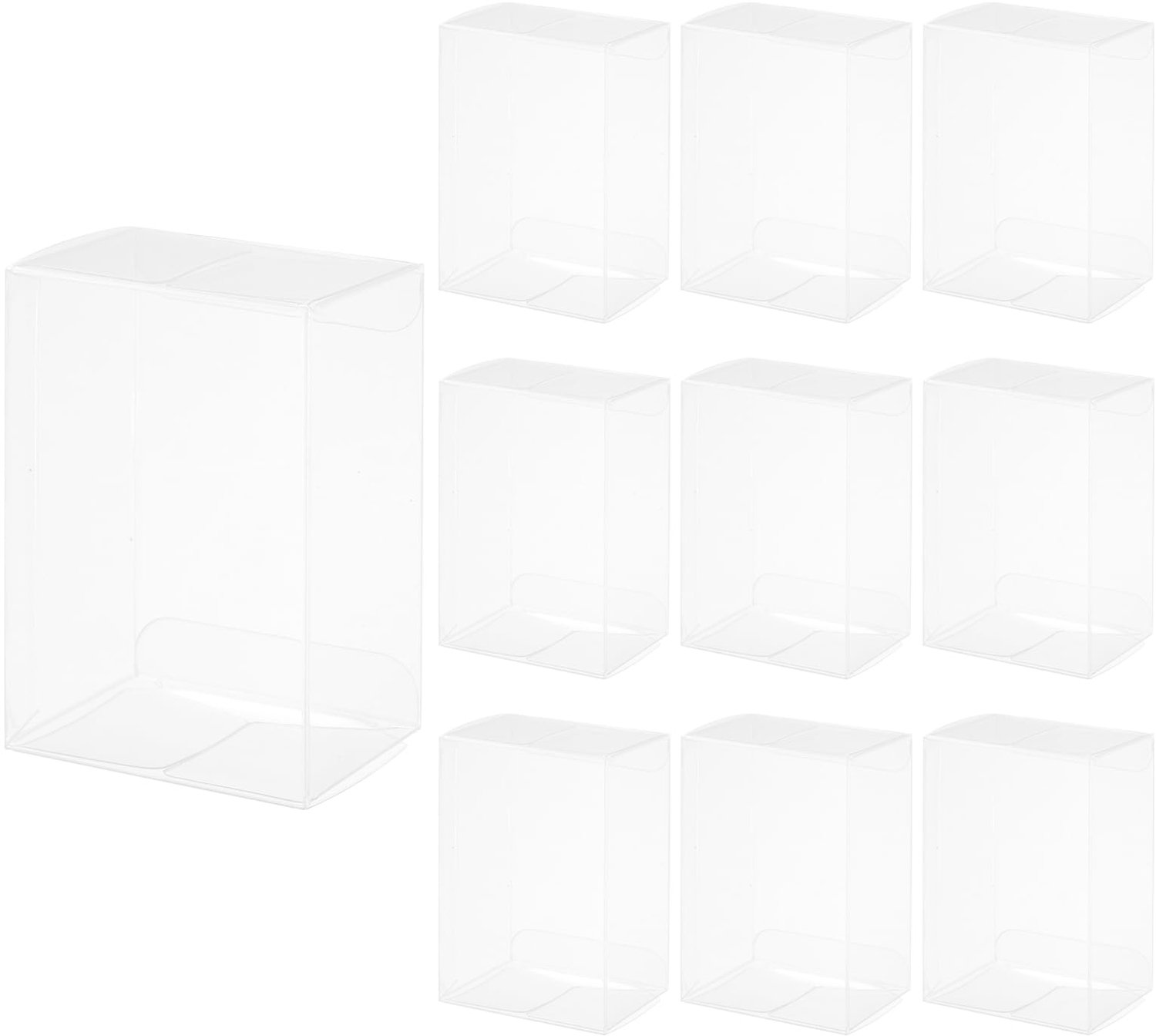 Set van 10 Transparante Geschenkdozen voor Snoep
