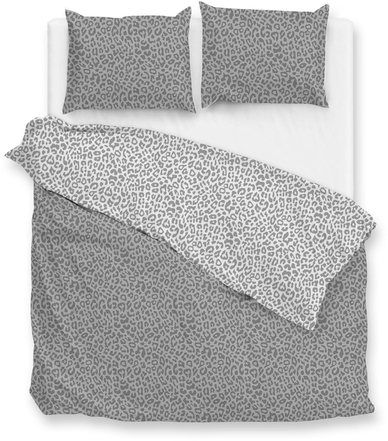 Zohome Dekbedovertrek Pantera - Grey - Dierenprint - Dekbedovertrek - 100% Microvezel - Dekbedovertrek, foto 3