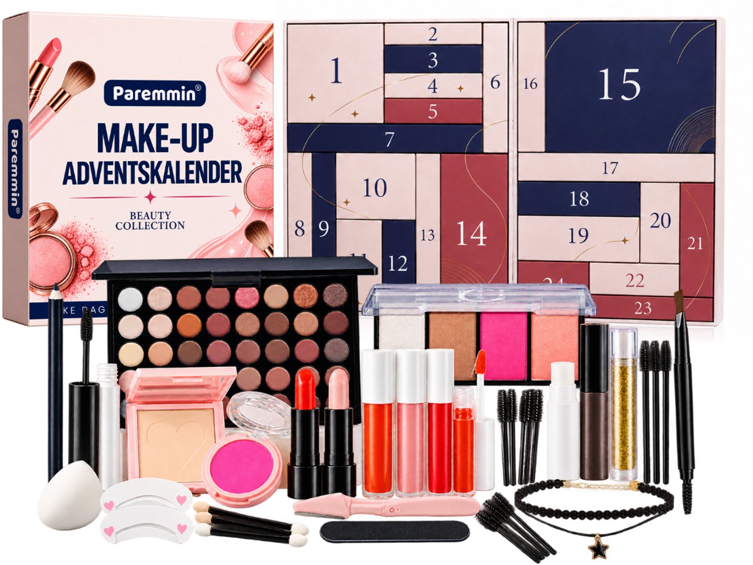 Make up Adventskalender 2026 - Beauty Set Dames - Makeup Adventkalender - Vrouwen - Tienermeisje