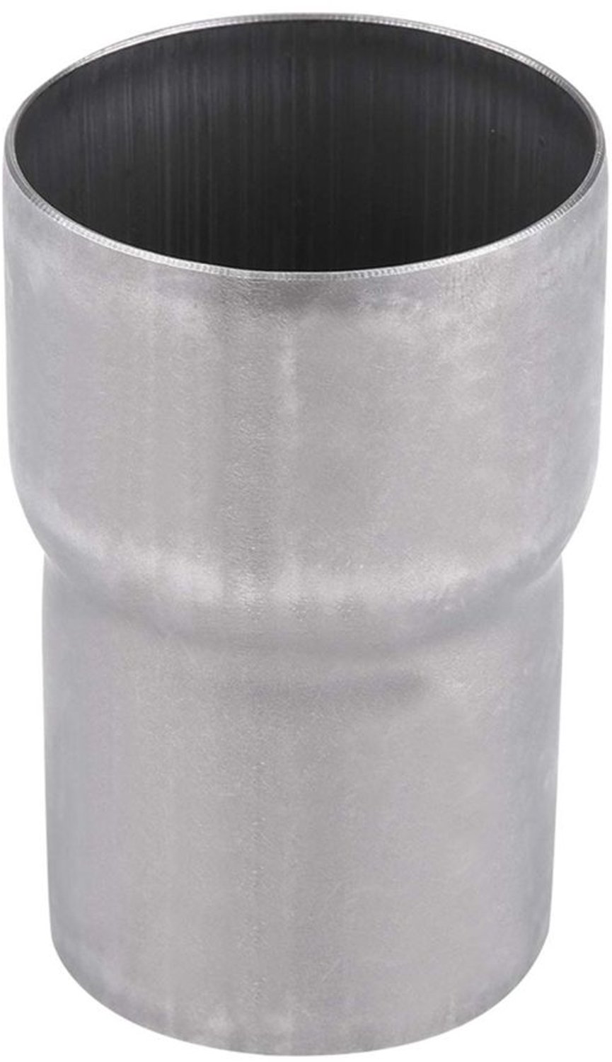 Uitlaatpijpadapter - Roestvrij staal - 51 mm tot 60 mm - Demper connector - Geschikt voor motorfietsen - Zilver