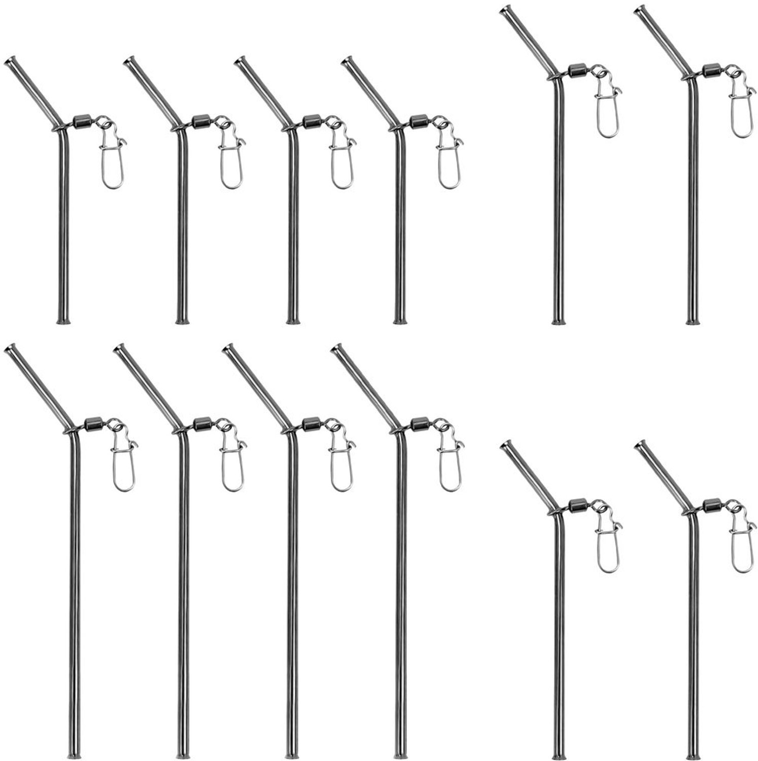12 Stuks Anti-Tangle Tree Sleeves voor Vissen
