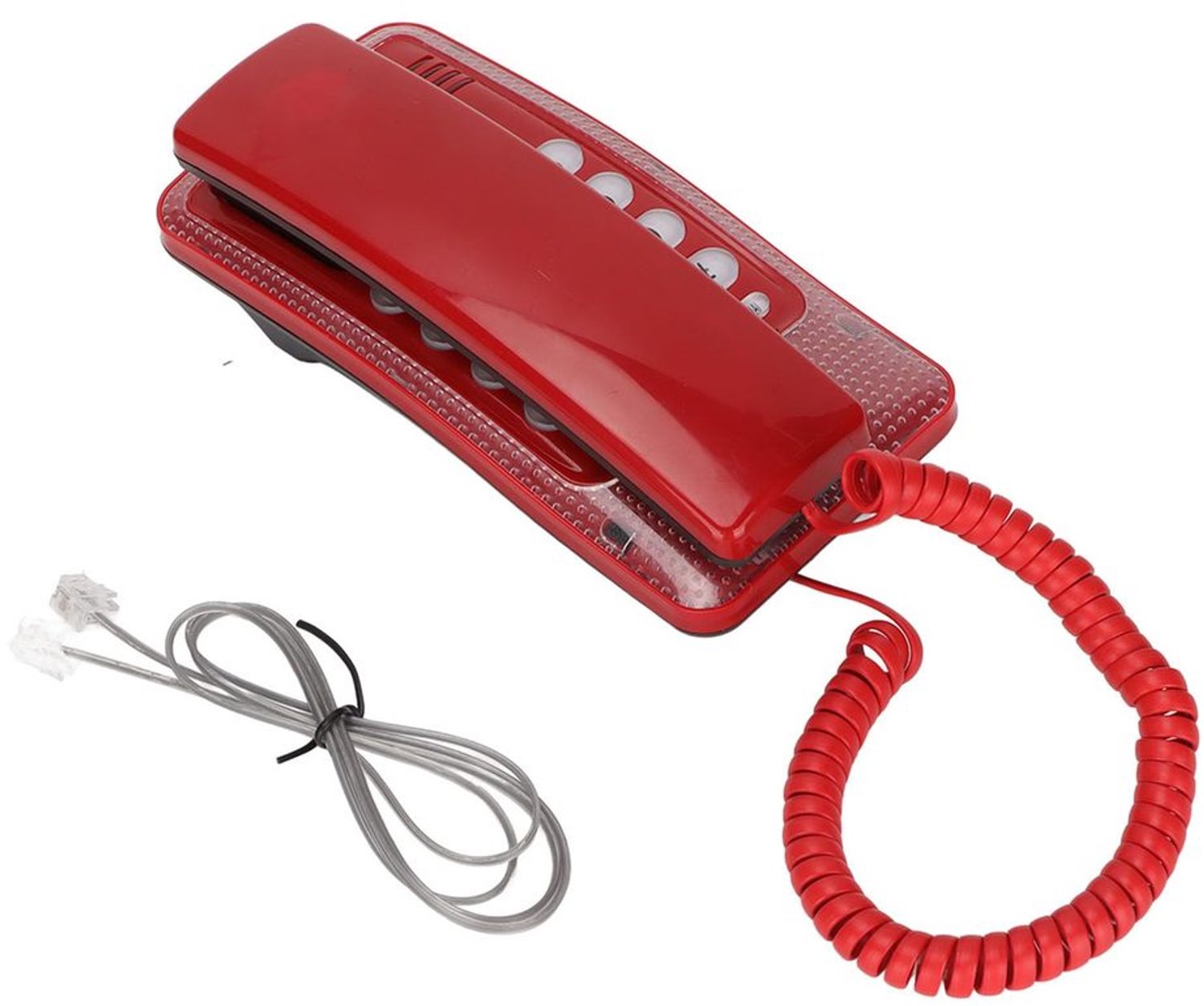 Vaste Telefoon Wandmontage - Draagbaar Ontwerp - Snoertelefoon - Retro Klassiek - ABS Materiaal - Mute/Functie - Wandtelefoon