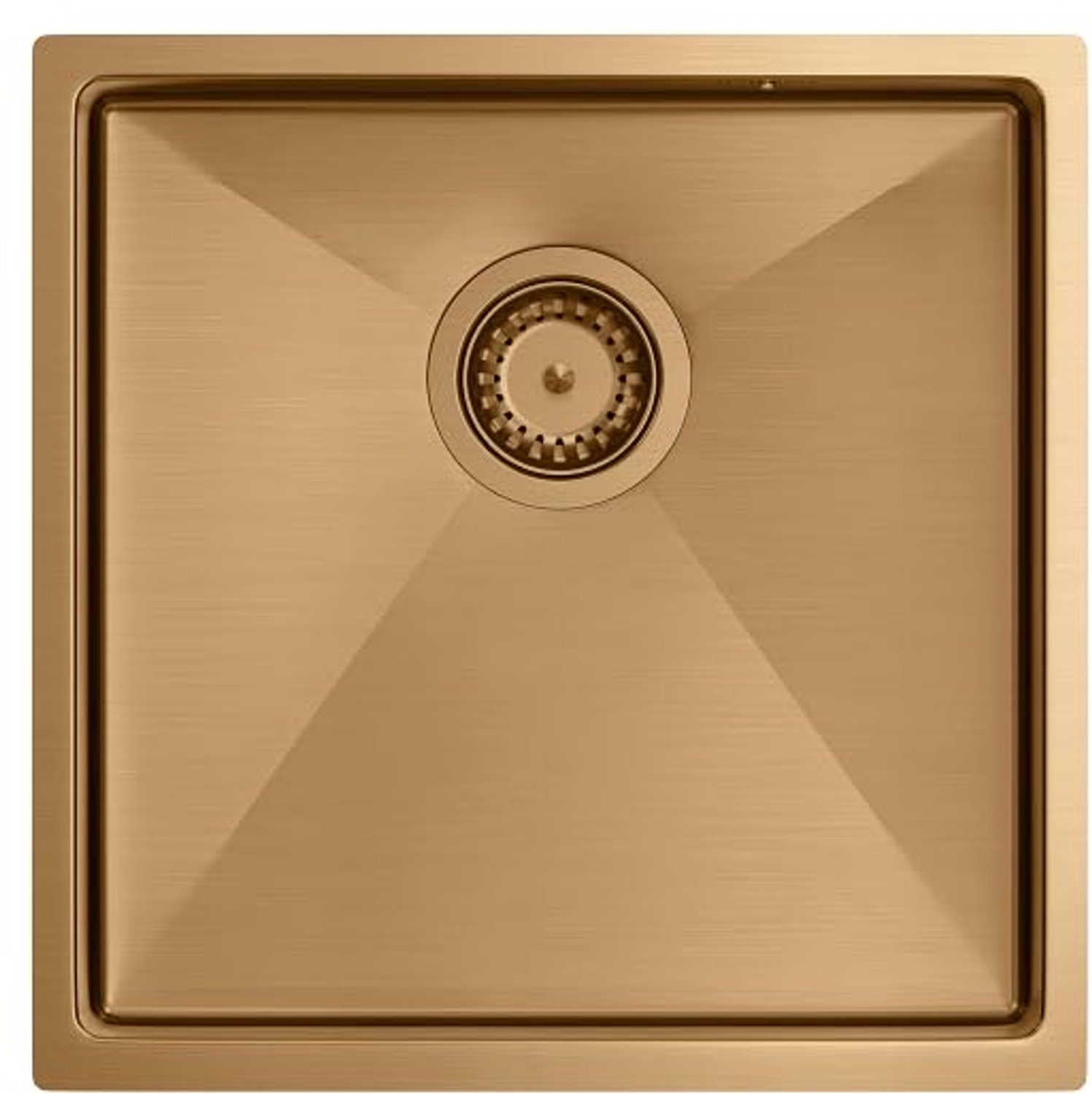 RVS Spoelbak met PVD Technologie 44 x 44 cm
