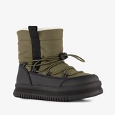 Blue Box gevoerde jongens boots groen zwart - Maat 29 - Uitneembare zool
