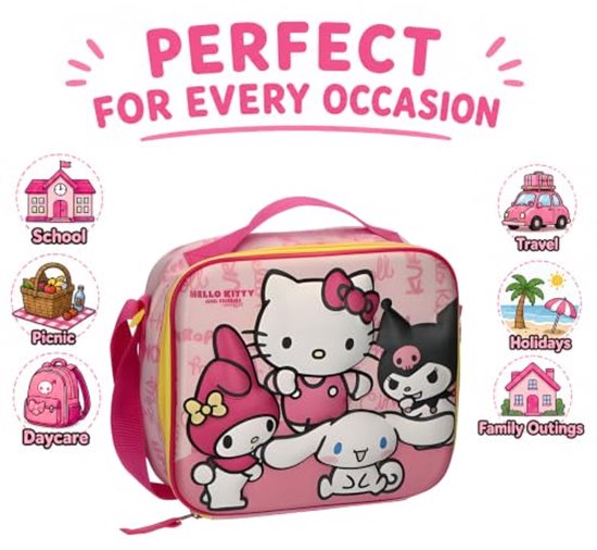 3D EVA Geïsoleerde Lunchtas voor Kinderen met Hello Kitty Design — afbeelding 4