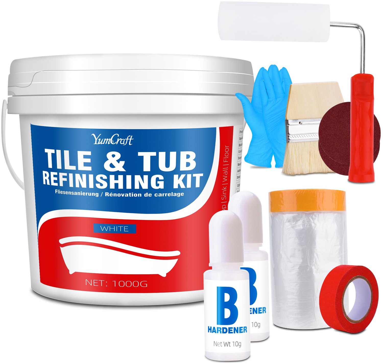 Badkuip Reparatie Kit 1000g